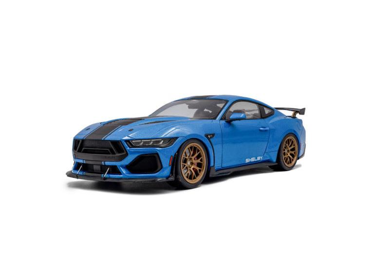 Shelby Mustang diecast 1:18 Super Snake Grabber Blue Metallic 2025 Solido-Solido-Diecast Model Centre