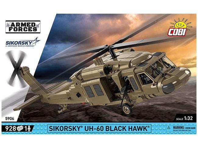 Sikorsky UH-60 Black Hawk 928 Armed Forces Cobi Brick Build Kit-Cobi-Diecast Model Centre