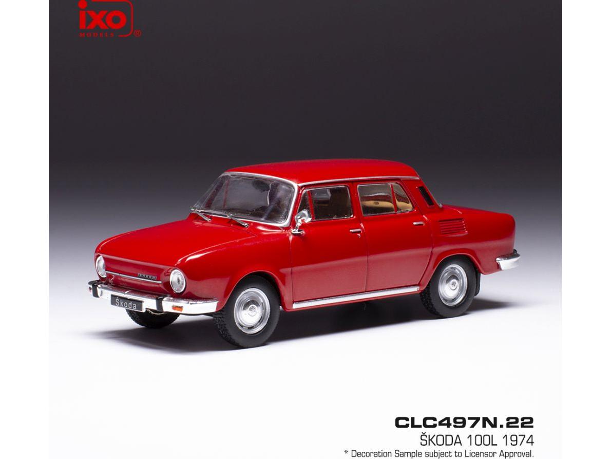 Skoda 100 L Red 1974 1:43 Scale IXO Diecast Model Car-IXO-Diecast Model Centre