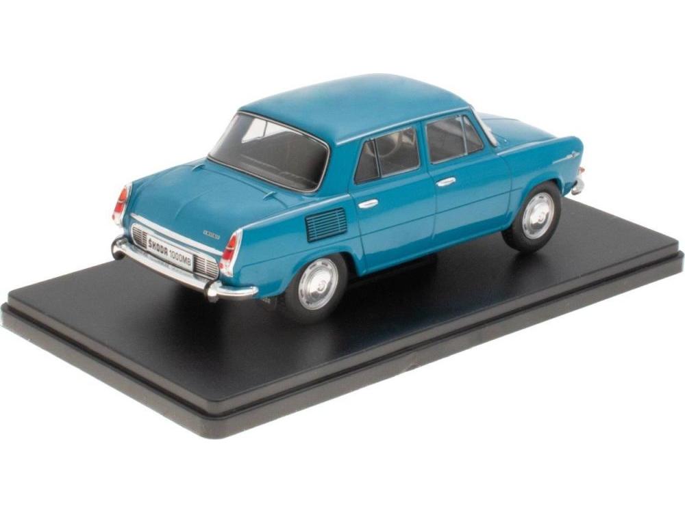 Skoda 1000MB 1969 Blue 1:24 Scale Unbranded Diecast Model Car-Unbranded-Diecast Model Centre