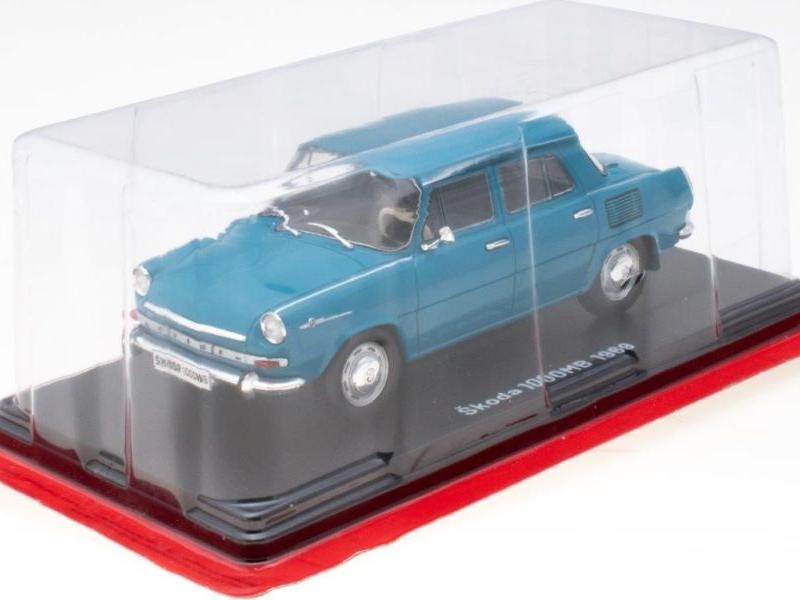 Skoda 1000MB 1969 Blue 1:24 Scale Unbranded Diecast Model Car-Unbranded-Diecast Model Centre
