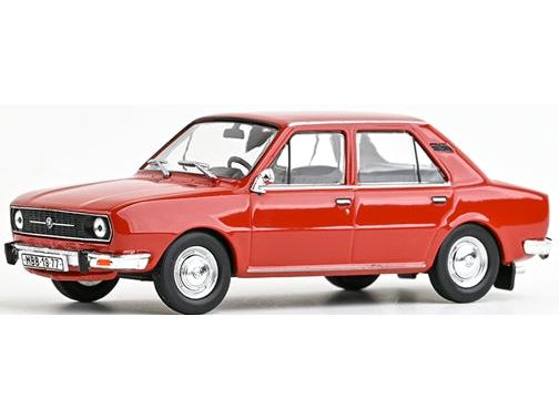 Skoda 105L 1977 Pepper Red 1:43 Scale Diecast Model Car – Abrex-Abrex-Diecast Model Centre