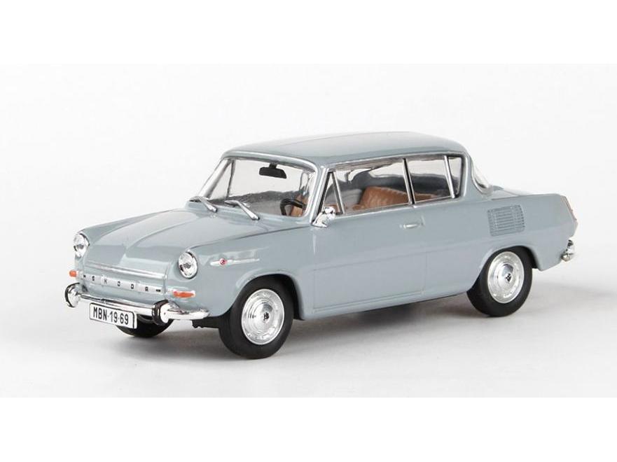 Skoda 1100MBX 1969 Navy Grey 1:43 Scale Abrex Diecast Model Car-Abrex-Diecast Model Centre