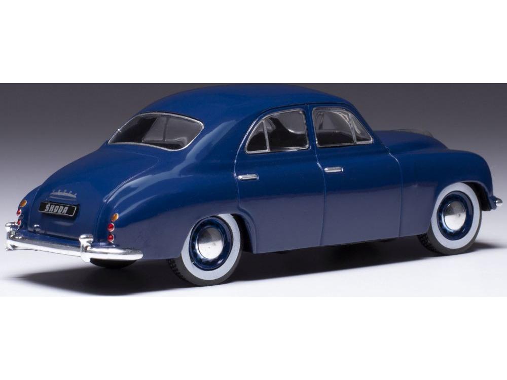 Skoda 1200 Blue 1952 1:43 Scale IXO Diecast Model Car-IXO-Diecast Model Centre