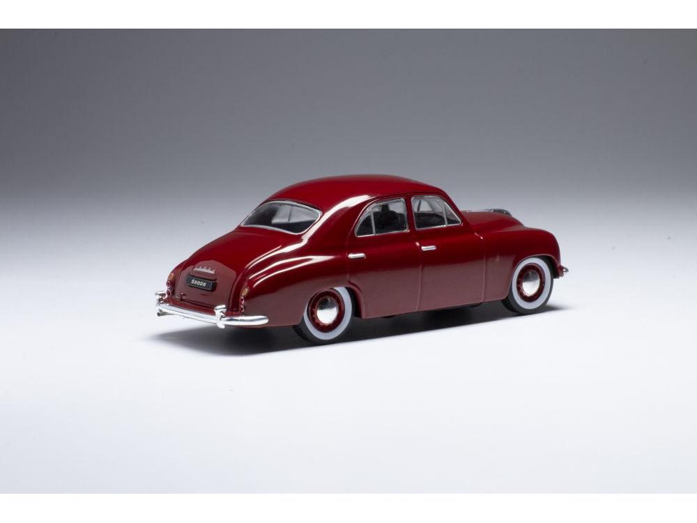 Skoda 1200 Red 1952 1:43 Scale IXO Diecast Model Car-IXO-Diecast Model Centre