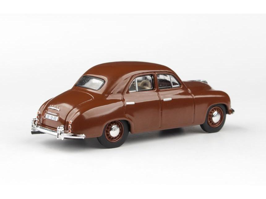 Skoda 1201 1956 Brown 1:43 Scale Abrex Diecast Model Car-Abrex-Diecast Model Centre