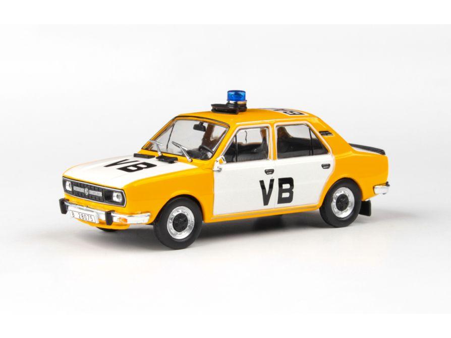Skoda 120L 1982 Czechoslovak Communist Police 1:43 Scale Abrex Diecast Model-Abrex-Diecast Model Centre