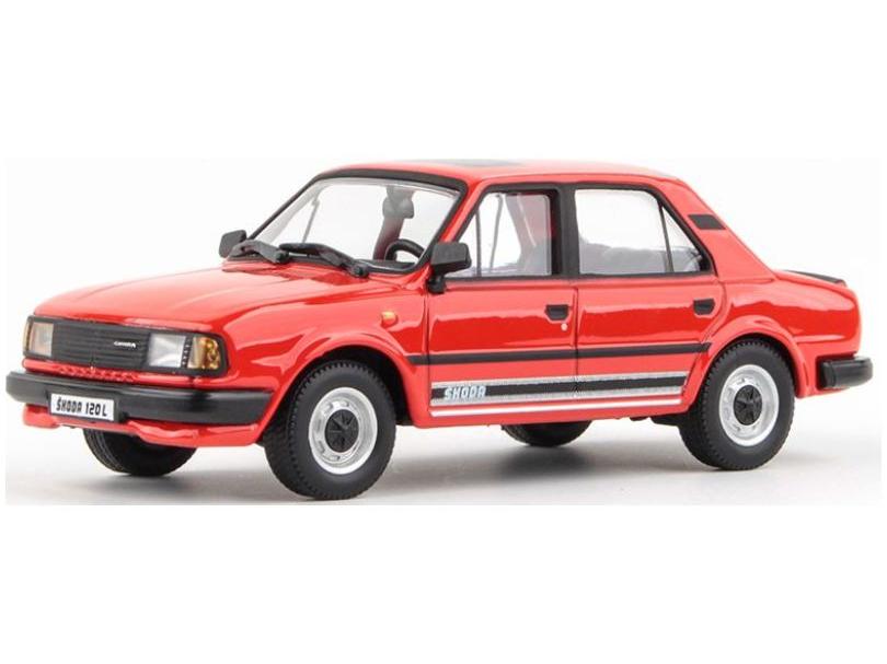 Skoda 120L 1984 Red Arrow 1:43 Scale Abrex Diecast Model Car-Abrex-Diecast Model Centre