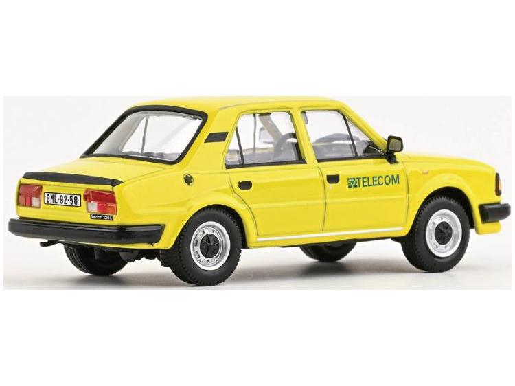 Skoda 120L 1984 SPT Telecom 1:43 Scale Abrex Diecast Model Car-Abrex-Diecast Model Centre
