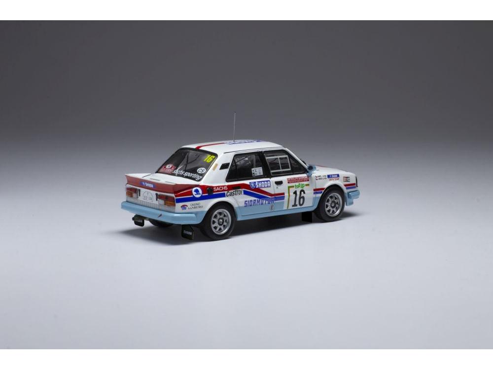 Skoda 130 LR #16 Rallye Sanremo 1986 L.Krecek/B.Motl 1:43 Scale IXO Diecast Model Car-IXO-Diecast Model Centre