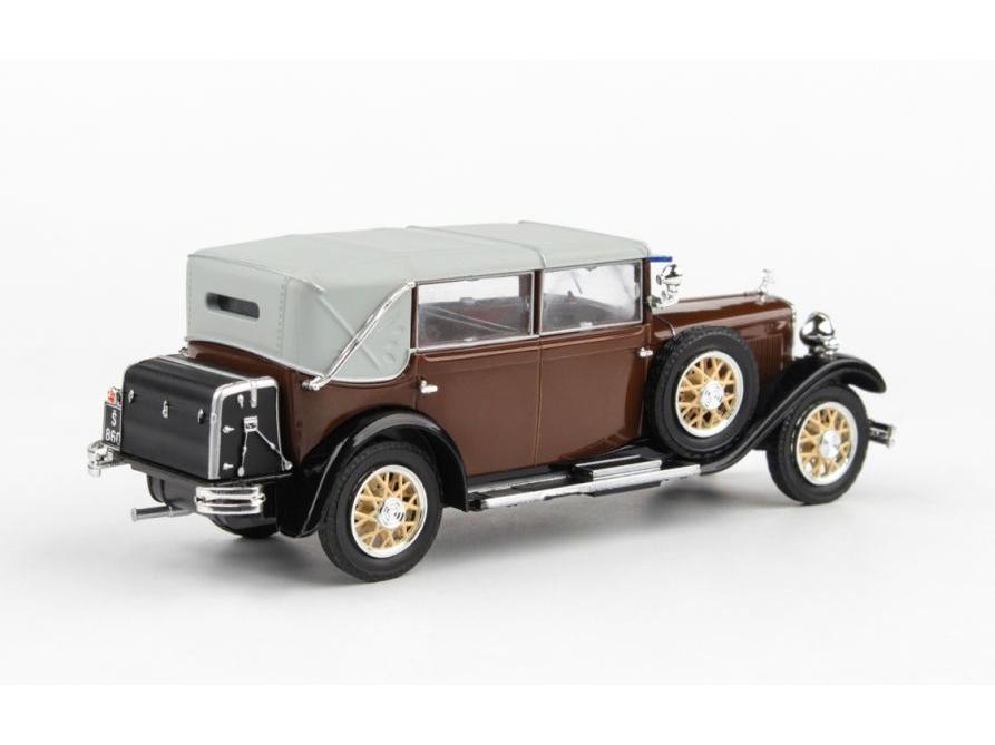Skoda 860 1932 Brown 1:43 Scale Abrex Diecast Model Car-Abrex-Diecast Model Centre