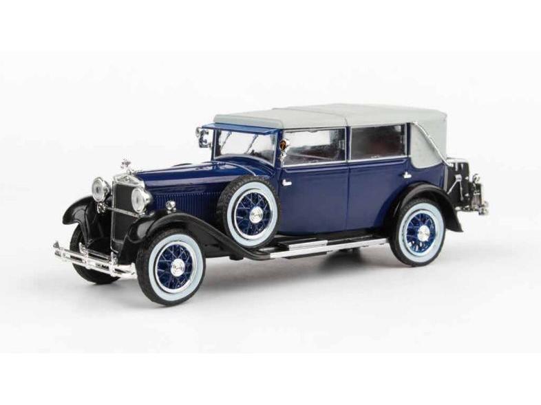 Skoda 860 1932 Modra Blue 1:43 Scale Abrex Diecast Model Car-Abrex-Diecast Model Centre