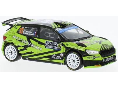 Skoda Fabia #37 WRC2 Rally Monte Carlo 2023 F.Delecour/S.De Castelli 1:43 Scale IXO Diecast Model Car-IXO-Diecast Model Centre