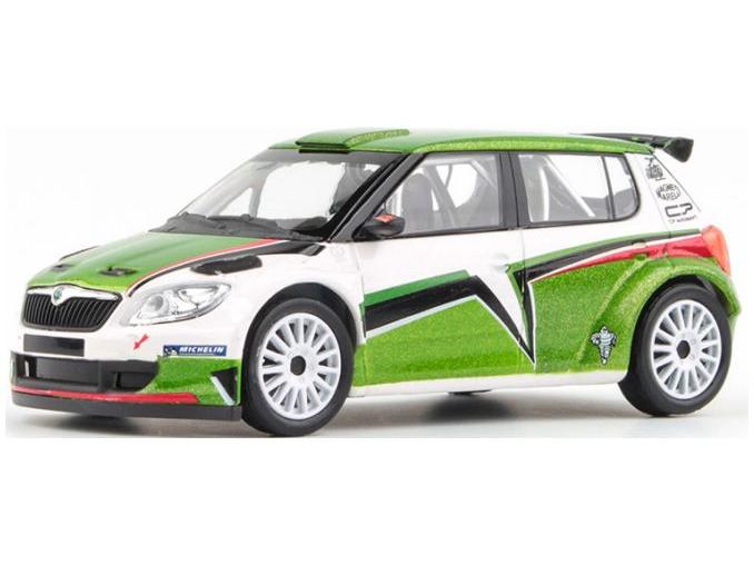 Skoda Fabia II FL S2000 2010 Skoda Motorsport Design 2011 1:43 Scale Abrex Diecast Model Car-Abrex-Diecast Model Centre