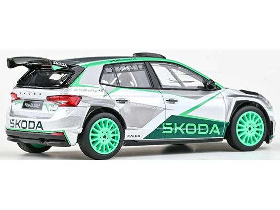 Skoda Fabia IV RS Rally2 2022 Skoda Motorsport Design 2023 1:43 Scale Diecast Car – Abrex-Abrex-Diecast Model Centre
