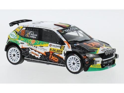 Skoda Fabia R5 EVO No.18 Rallye Condroz 2019 C. De Cecco/J.Humblet 1:43 Scale IXO Diecast Model Car-IXO-Diecast Model Centre