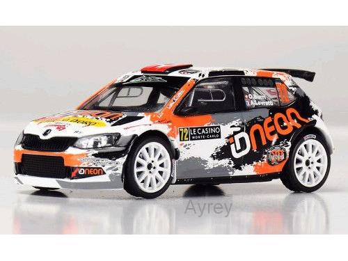 Skoda Fabia R5 No.72 Rallye Monte Carlo 2018 O.Burri/A.Levratti 1:43 Scale IXO Diecast Model Car-IXO-Diecast Model Centre