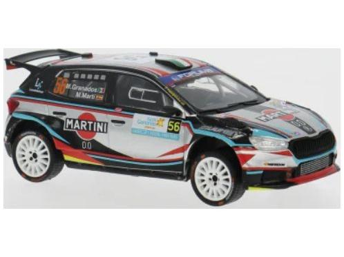 Skoda Fabia RS Rally2 Rally Islas Canaris 2025 #56 M.Granados/M.Marti 1:43 Scale IXO Diecast Model Car-IXO-Diecast Model Centre