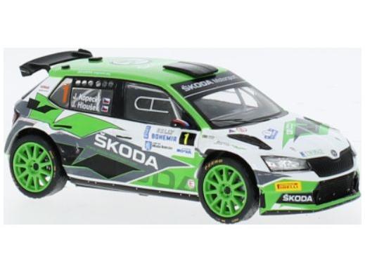 Skoda Fabia Rally2 EVO #1 Rallye Bohemia J.Kopecky/J.Hlousek 1:43 Scale IXO Diecast Model Car-IXO-Diecast Model Centre