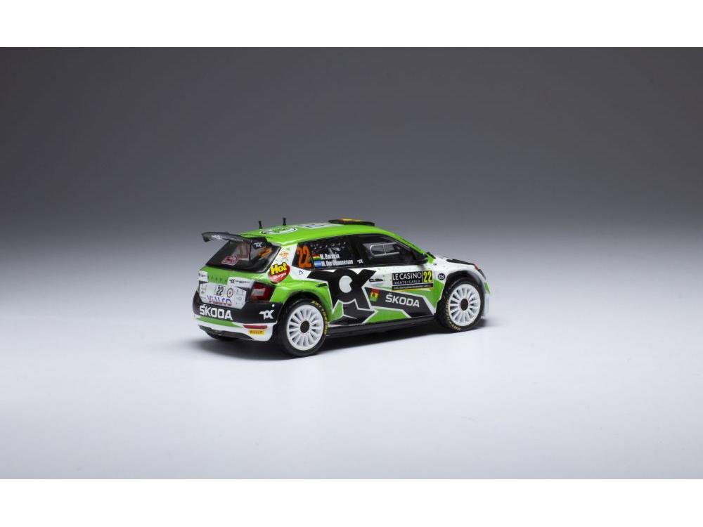 Skoda Fabia Rally2 EVO #22 Rally Monte Carlo 2021 M.B Wilkinson/M.Der Ohannesian 1:43 Scale IXO Diecast Model Car-IXO-Diecast Model Centre