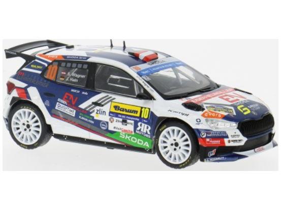 Skoda Fabia Rally2 Rally WM Barum Rally2024 #10 S.Wagner/J.Hain 1:43 Scale IXO Diecast Model Car-IXO-Diecast Model Centre