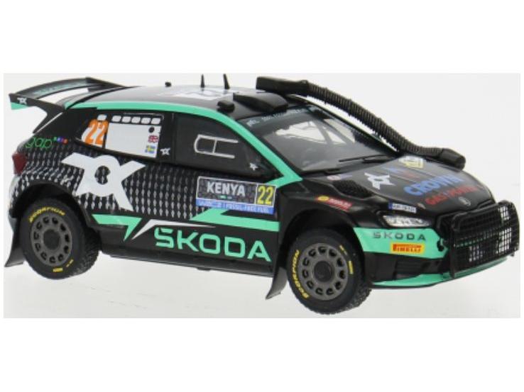 Skoda Fabia Rally2 WRC Safari Rallye Kenya 2024 #22 G.Greensmith/J.Andersson 1:43 Scale IXO Diecast Model Car-IXO-Diecast Model Centre