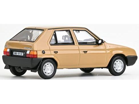 Skoda Favorit 136L 1988 Bedouin Brown 1:43 Scale Diecast Model Car – Abrex-Abrex-Diecast Model Centre