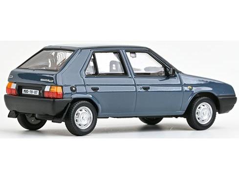 Skoda Favorit 136L 1988 Dark Grey Blue 1:43 Scale Diecast Model Car – Abrex-Abrex-Diecast Model Centre