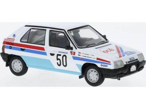Skoda Favorit 136L #50 Rally Bohemia 1989 V.Berger/O.Jakubec 1:43 Scale IXO Diecast Model Car-IXO-Diecast Model Centre
