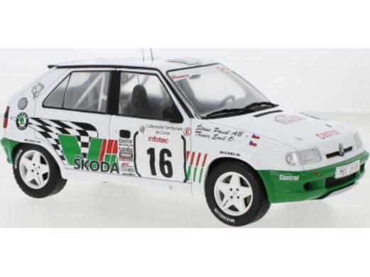 Skoda Felcia Kit Car #16 E.Triner/P.Stanc Rallye Tour de Corse 1995 1:18 Scale Diecast Model-IXO-Diecast Model Centre