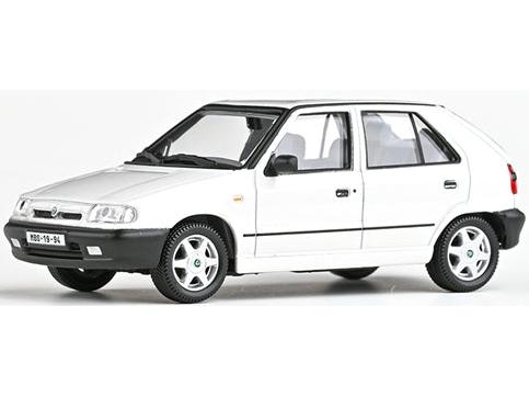 Skoda Felicia 1994 White 1:43 Scale Diecast Model Car – Abrex-Abrex-Diecast Model Centre
