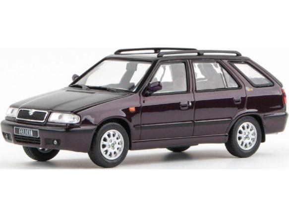 Skoda Felicia FL Estate 1998 Esprit Purple Metallic Mystery 1:43 Scale Abrex Diecast Model Car-Abrex-Diecast Model Centre