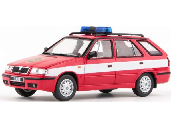 Skoda Felicia FL Estate 1998 Fire Brigade 1:43 Scale Abrex Diecast Model Car-Abrex-Diecast Model Centre
