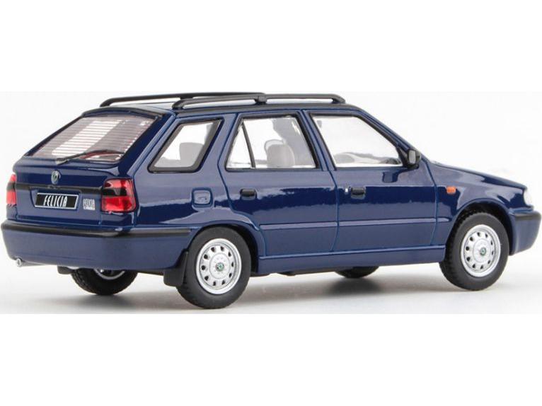 Skoda Felicia FL Estate 1998 Nautic Blue 1:43 Scale Abrex Diecast Model Car-Abrex-Diecast Model Centre