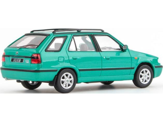 Skoda Felicia FL Estate 1998 Pacific Green Metallic 1:43 Scale Abrex Diecast Model Car-Abrex-Diecast Model Centre
