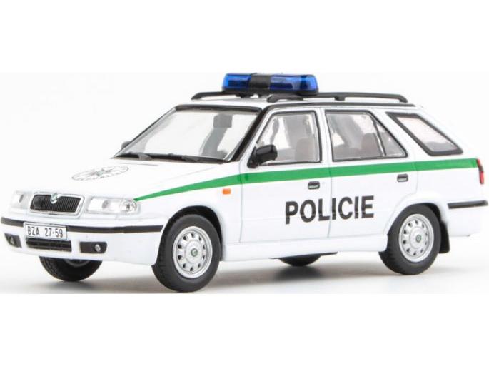 Skoda Felicia FL Estate 1998 Police CZ 1:43 Scale Abrex Diecast Model Car-Abrex-Diecast Model Centre