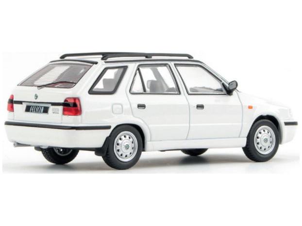 Skoda Felicia FL Estate 1998 White Candy 1:43 Scale Abrex Diecast Model Car-Abrex-Diecast Model Centre