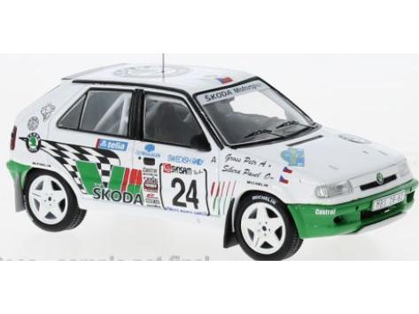 Skoda Felicia Kit Car #24 Rallye WM Rally Sweden 1995 Sibera/Gross 1:43 Scale IXO Diecast Model Car-IXO-Diecast Model Centre