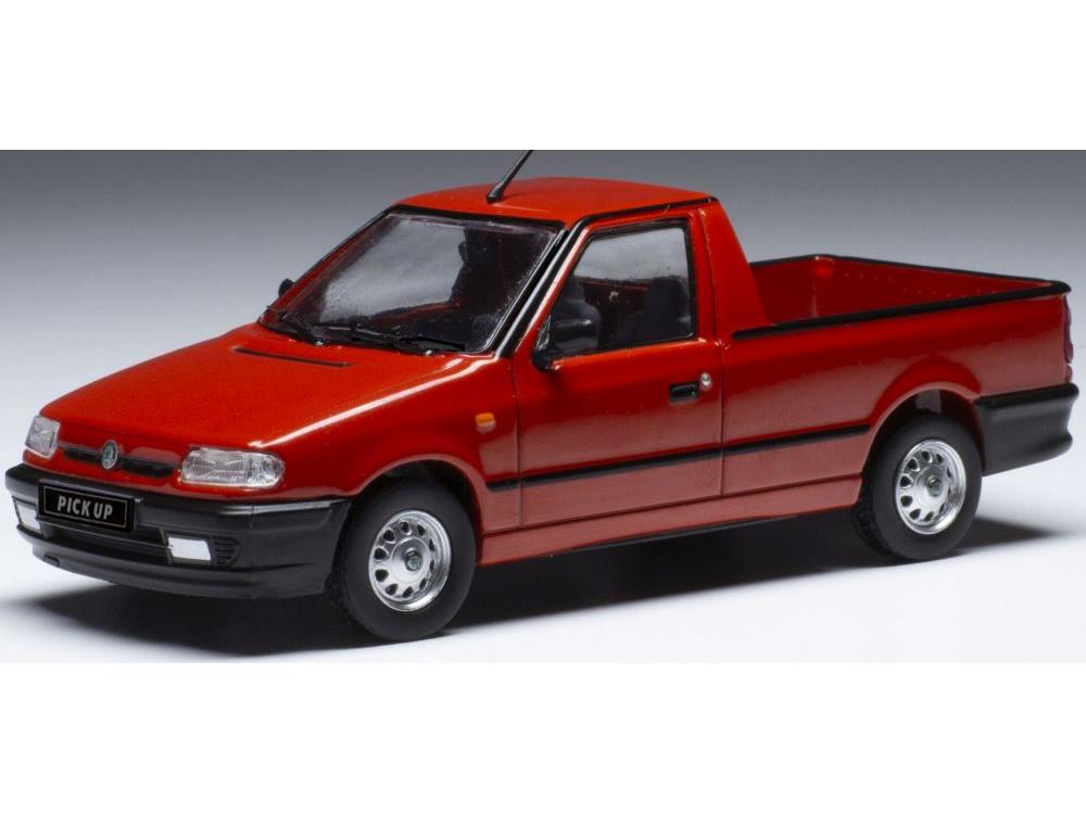 Skoda Felicia Pickup - Red 1995 1:43 Scale IXO Diecast Model Car-IXO-Diecast Model Centre