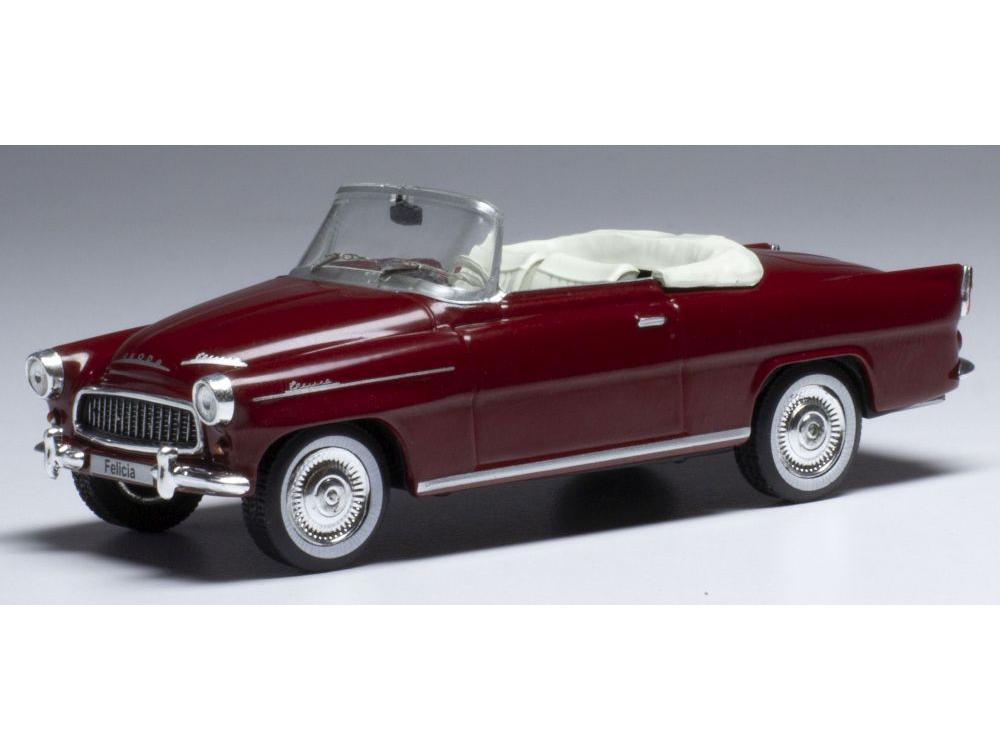 Skoda Felicia Roadster Red 1959 1:43 Scale IXO Diecast Model Car-IXO-Diecast Model Centre