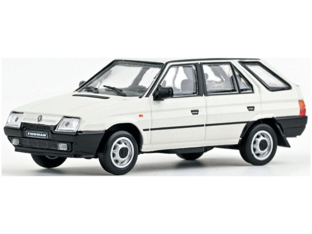 Skoda Forman 1993 White Swan 1:43 Scale Abrex Diecast Model Car-Abrex-Diecast Model Centre
