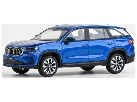 Skoda Kodiaq II 2023 Blue Race Metallic 1:43 Scale Diecast Model Car – Abrex-Abrex-Diecast Model Centre