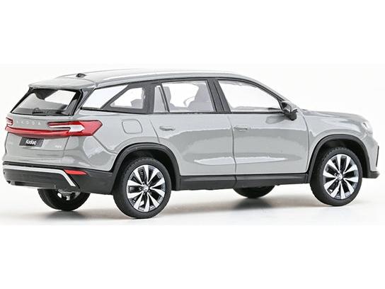 Skoda Kodiaq II 2023 Grey Steel 1:43 Scale Diecast Car – Abrex-Abrex-Diecast Model Centre