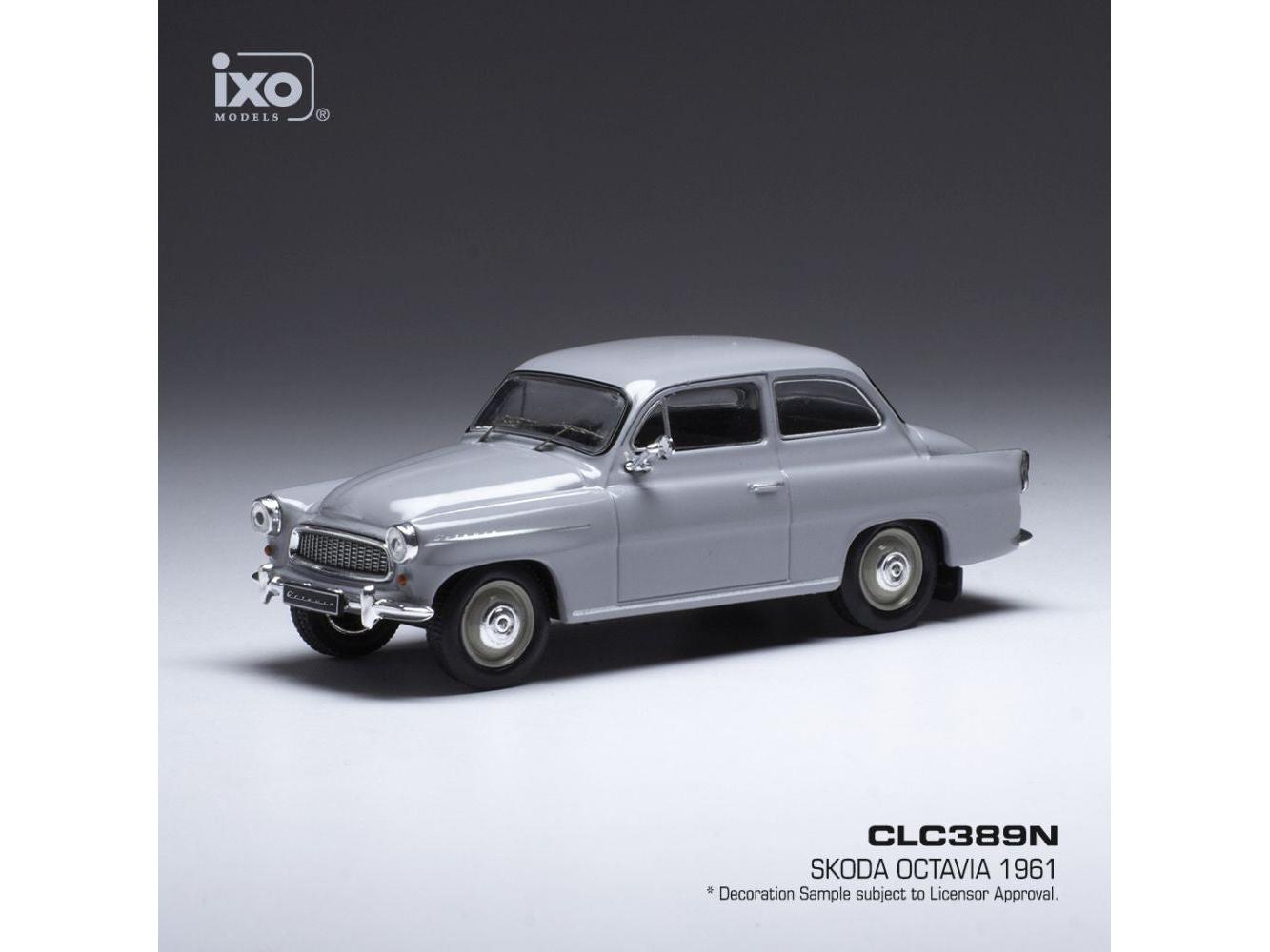 Skoda Octavia Grey 1963 1:43 Scale IXO Diecast Model Car-IXO-Diecast Model Centre