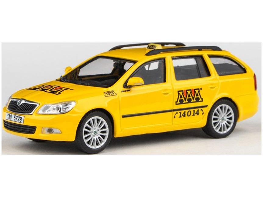 Skoda Octavia II FL Estate 2008 AAA Taxi 1:43 Scale Abrex Diecast Model Car-Abrex-Diecast Model Centre