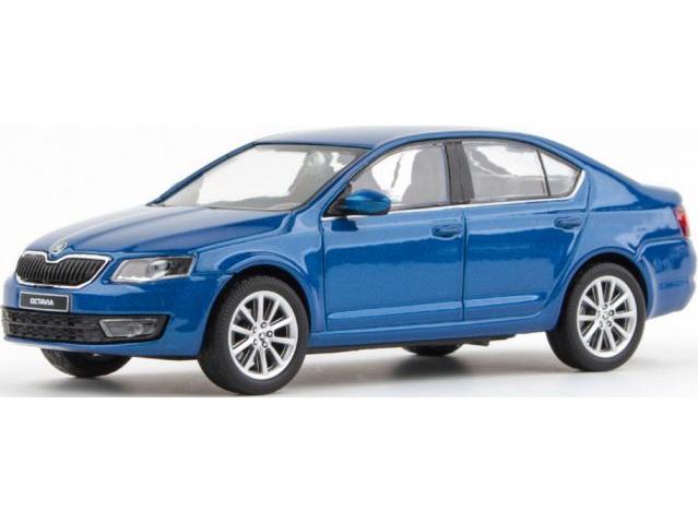 Skoda Octavia III 2012 Blue Race Metallic 1:43 Scale Abrex Diecast Model Car-Abrex-Diecast Model Centre