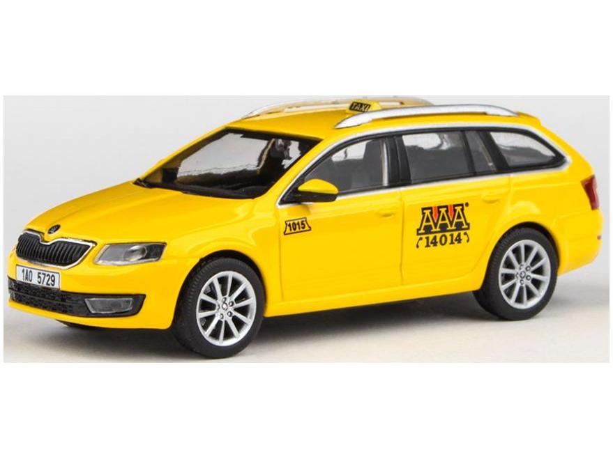 Skoda Octavia III Estate 2013 AAA Taxi 1:43 Scale Abrex Diecast Model Car-Abrex-Diecast Model Centre