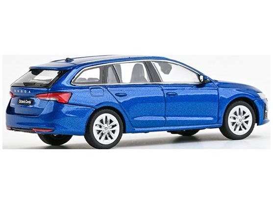 Skoda Octavia IV FL Estate 2024 Blue Race Metallic 1:43 Scale Abrex Diecast Model Car-Abrex-Diecast Model Centre