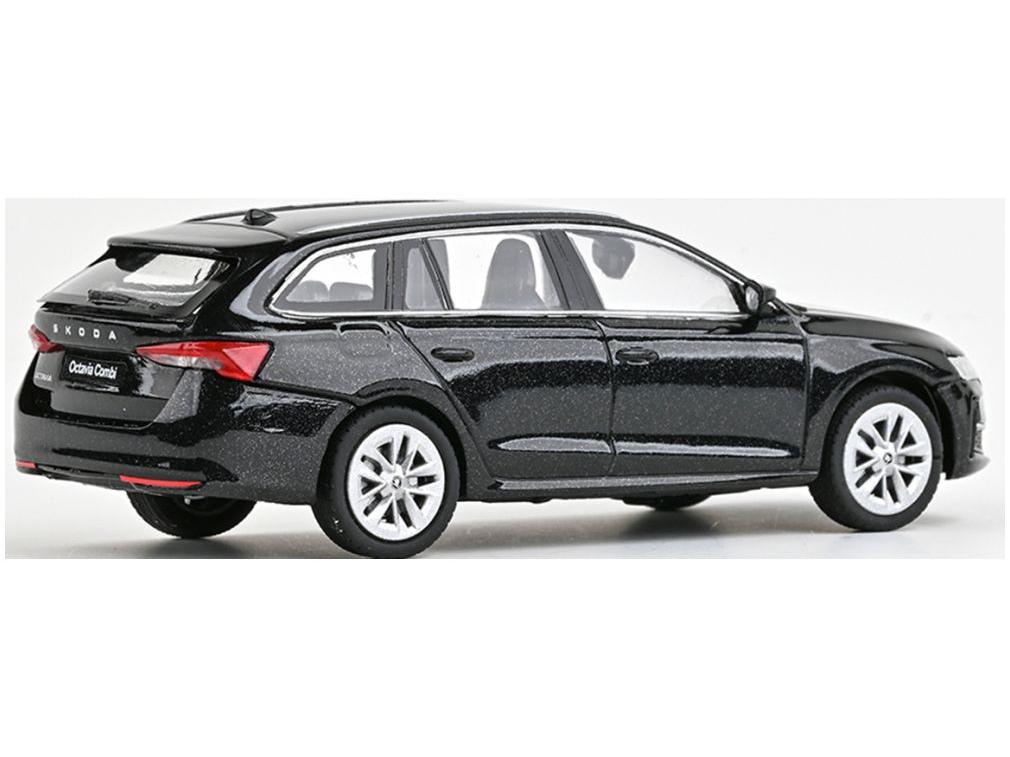 Skoda Octavia IV FL Estate 2024 Magic Black Metallic 1:43 Scale Abrex Diecast Model Car-Abrex-Diecast Model Centre