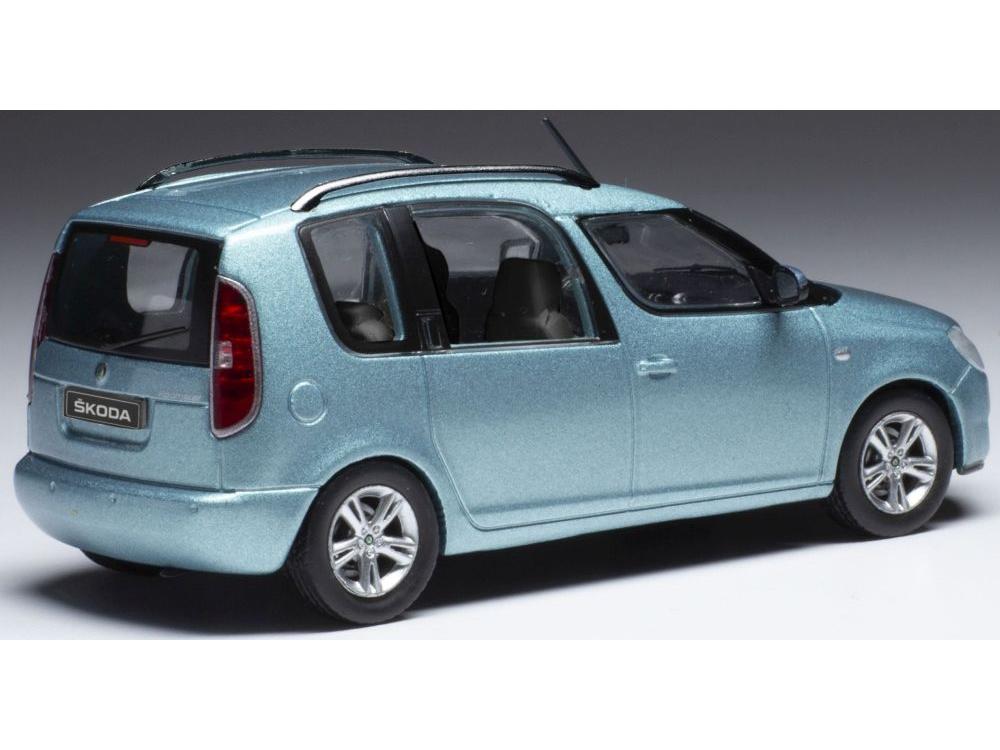 Skoda Roomster Metallic Light Blue 2007 1:43 Scale IXO Diecast Model Car-IXO-Diecast Model Centre